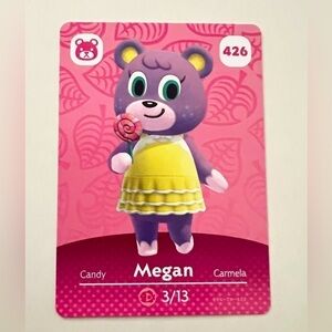 Nintendo Megan #426 Animal Crossing Series 5 amiibo Card